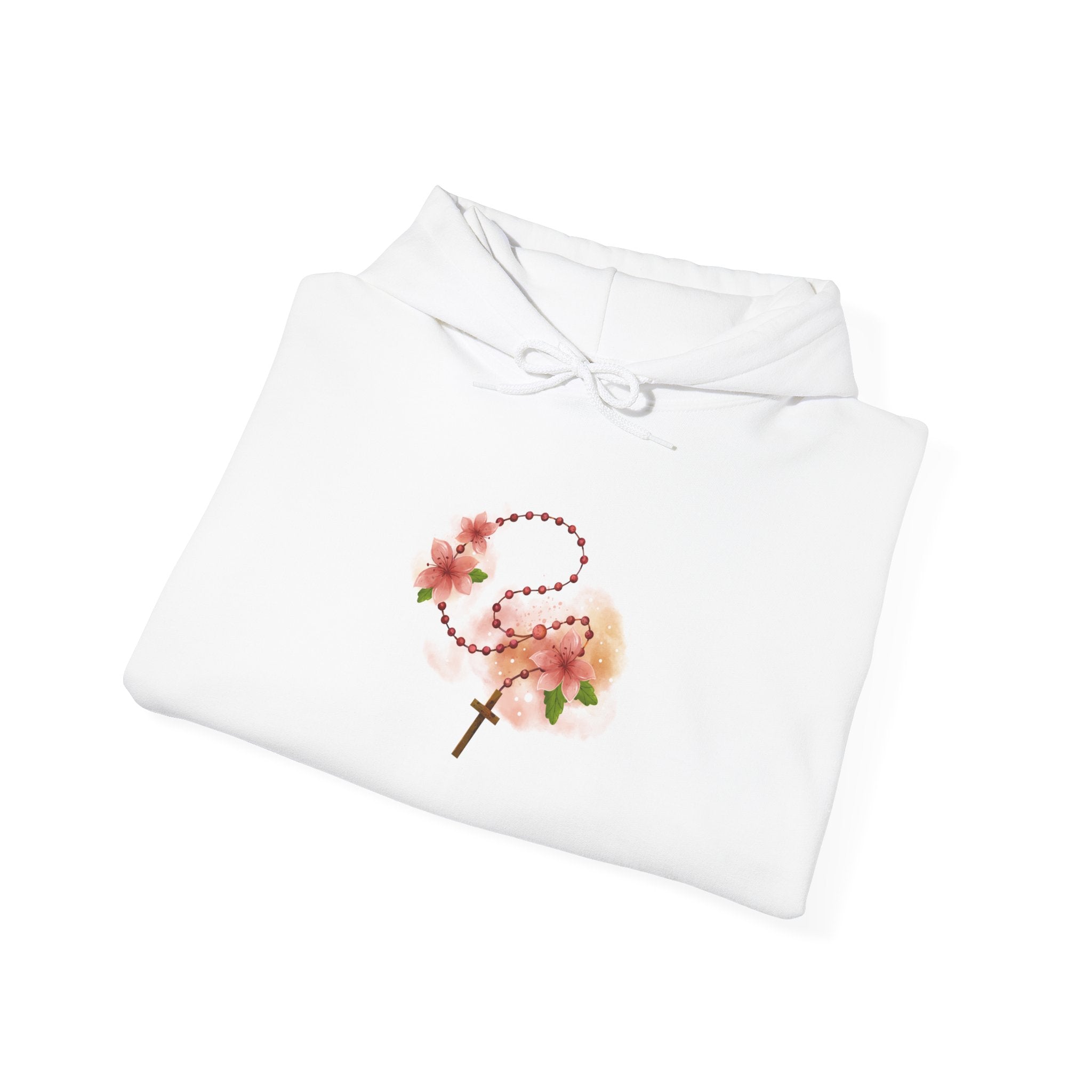 Cherry Blossom With Cross Unisex Hoodies