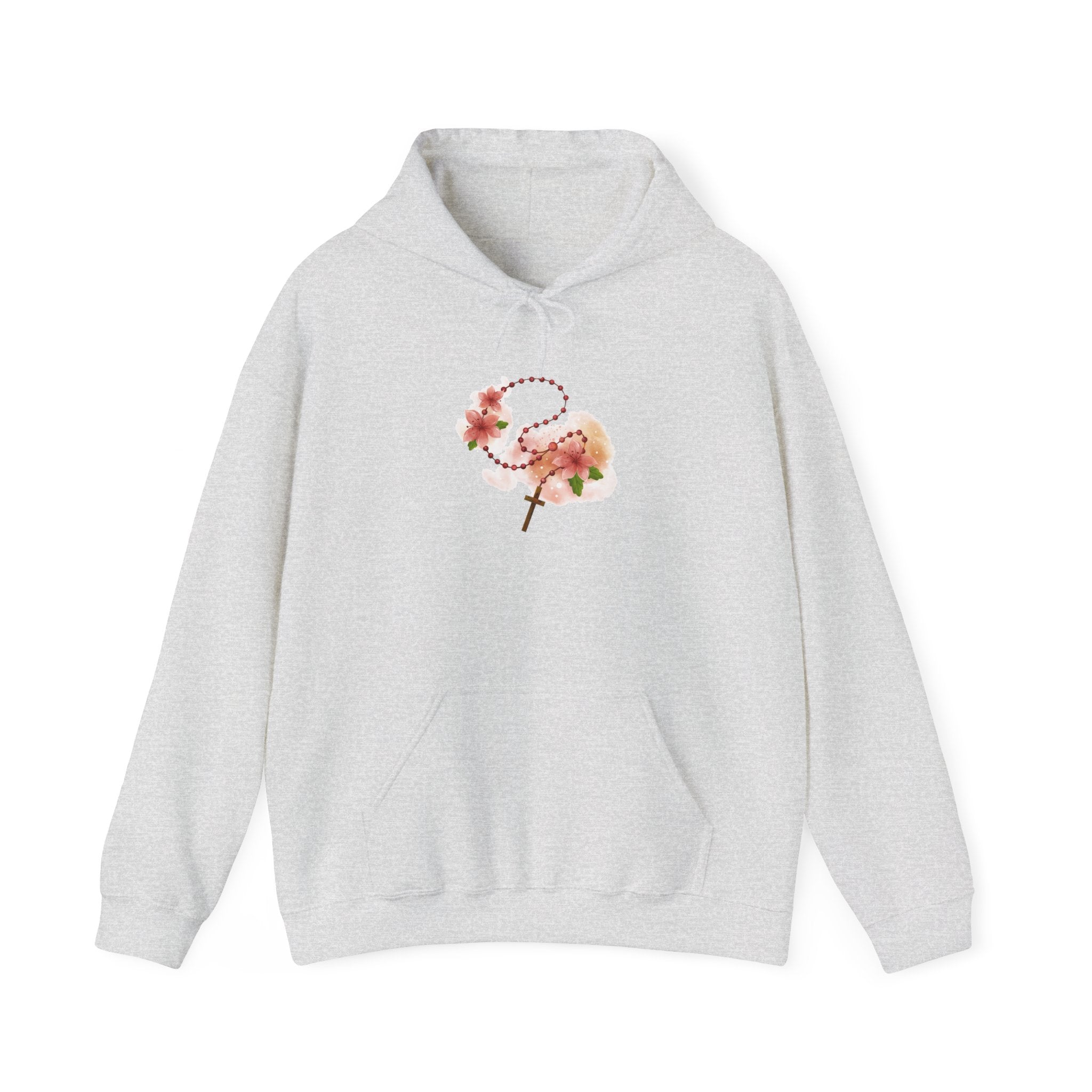 Cherry Blossom With Cross Unisex Hoodies