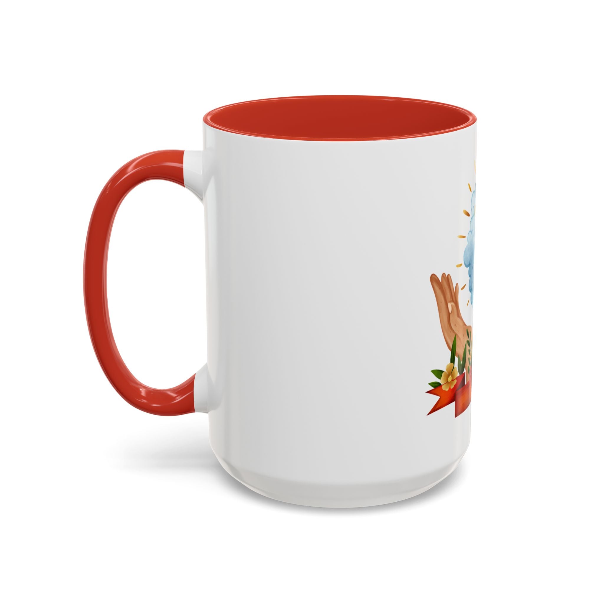 Praying Hands With Cross Mug