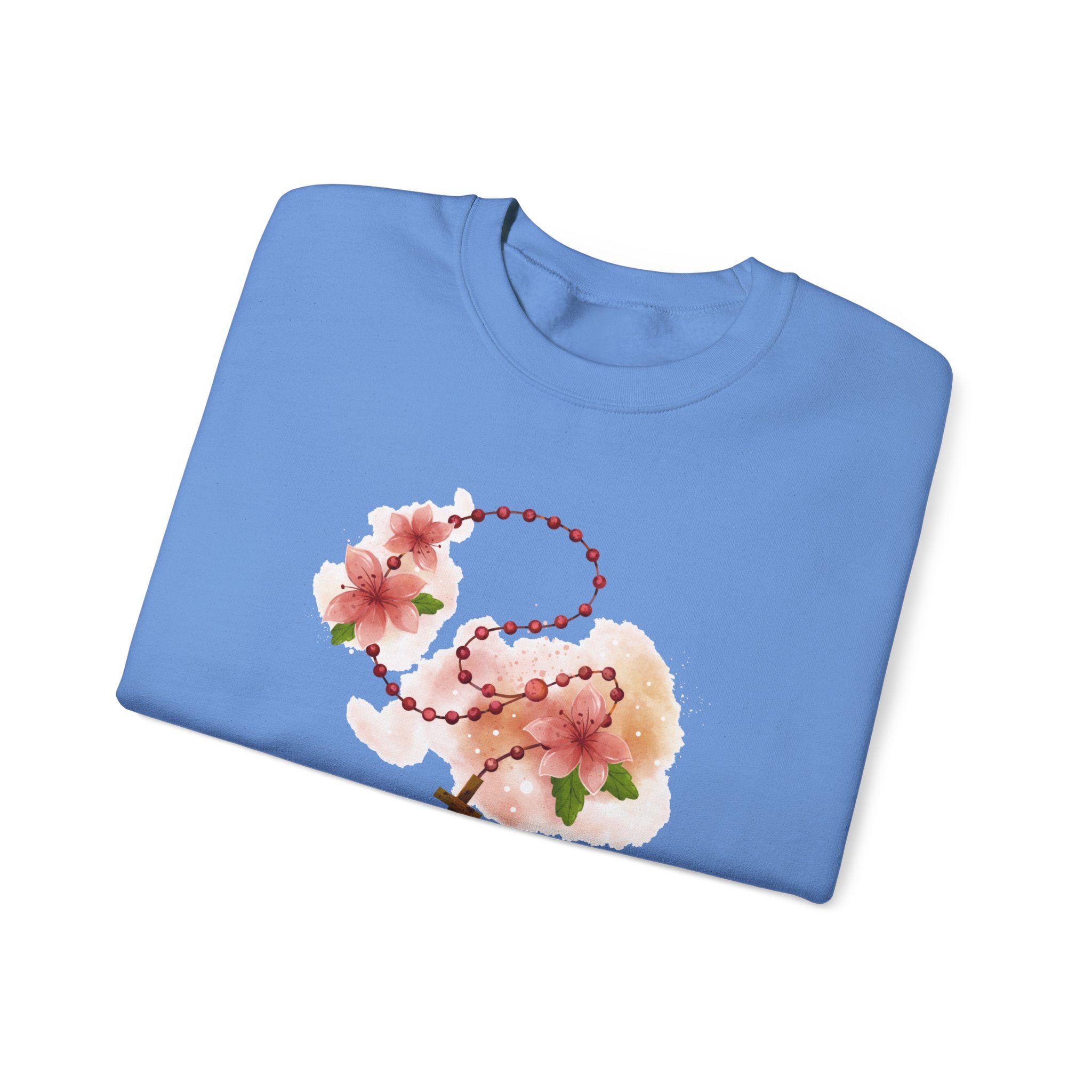 Cherry Blossom With Cross Sweatshirt