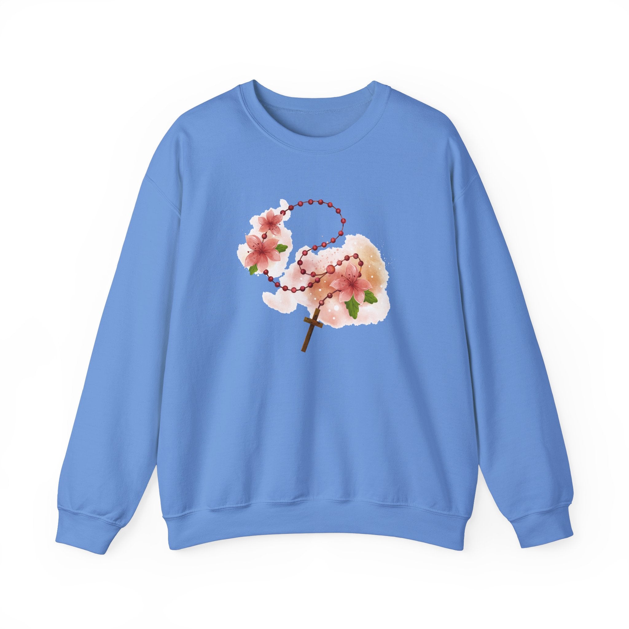 Cherry Blossom With Cross Sweatshirt