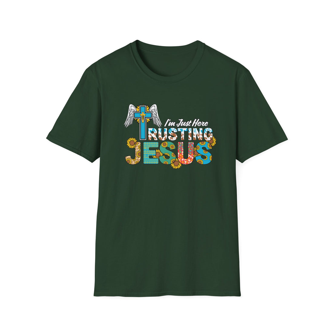 I'm Just Here Rusting Jesus Unisex T-Shirt