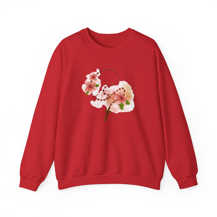 Cherry Blossom With Cross Sweatshirt