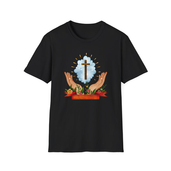 Praying Hands With Cross Unisex T-Shirt