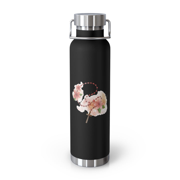 Cherry Blossom With Cross Bottle, 22oz