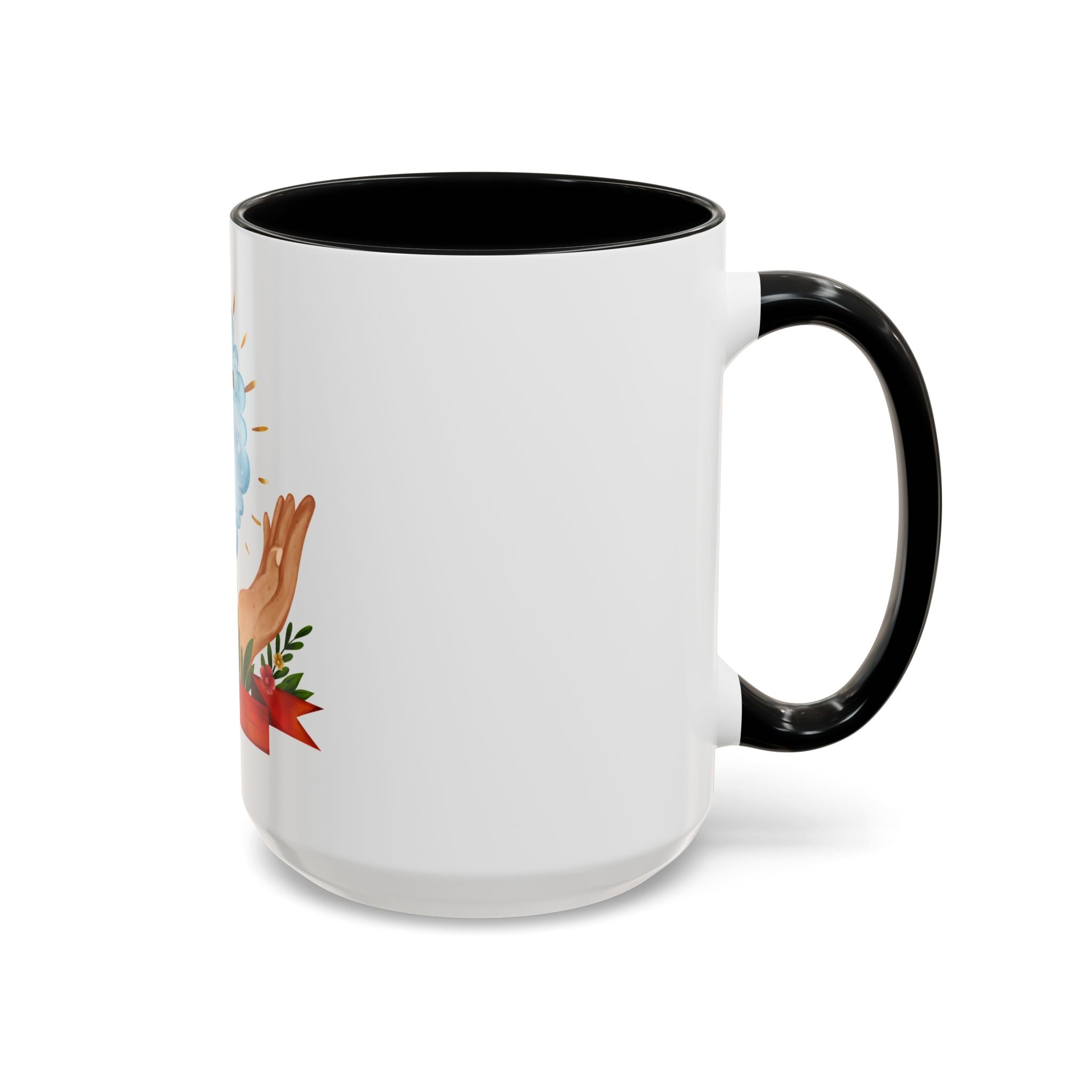 Praying Hands With Cross Mug