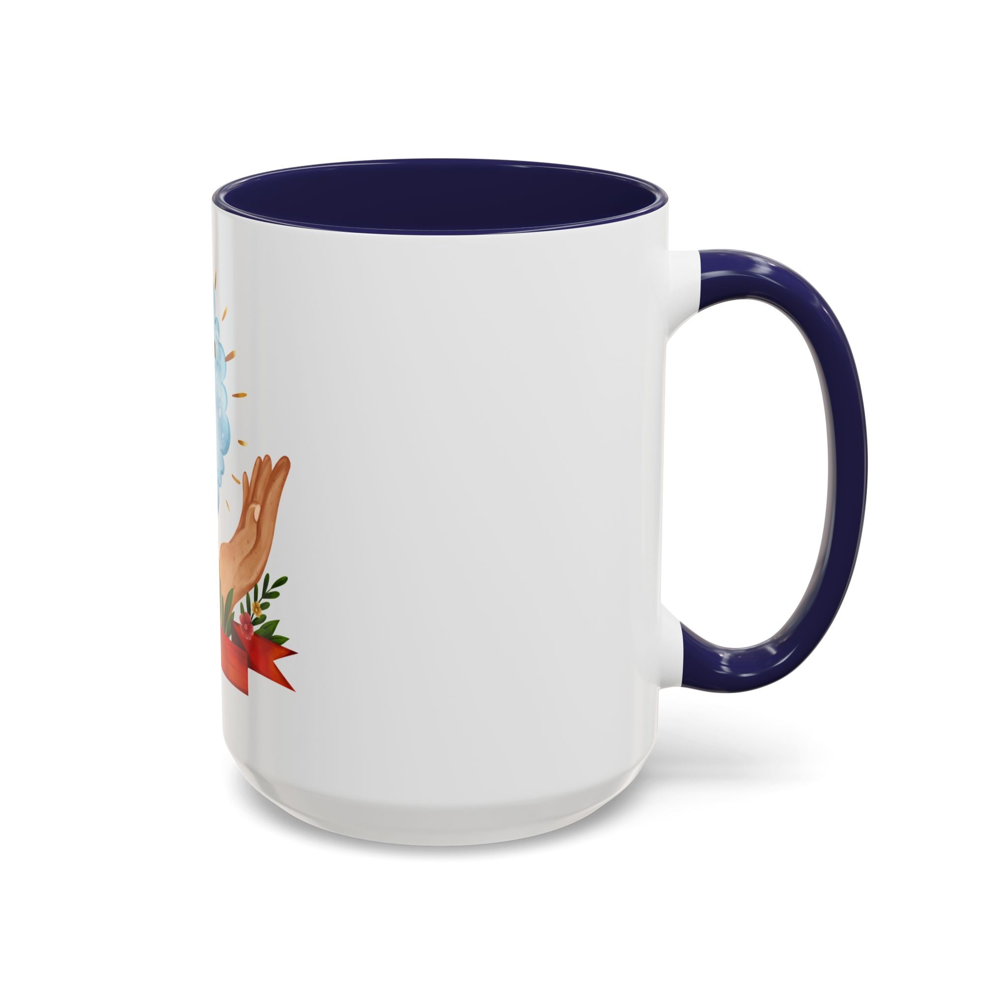 Praying Hands With Cross Mug