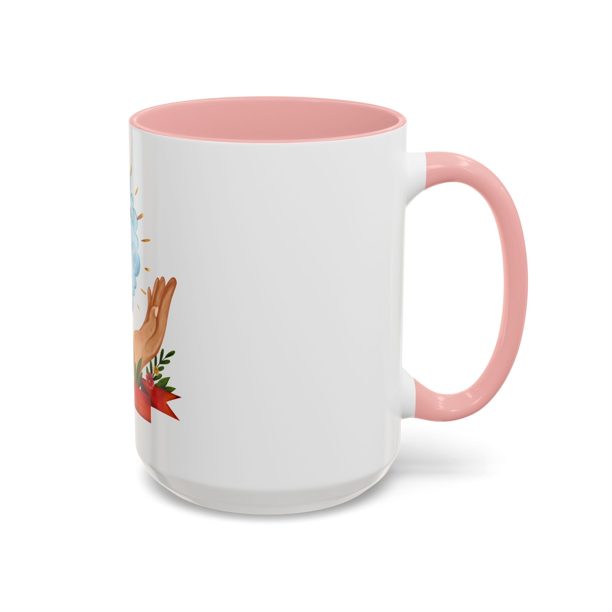 Praying Hands With Cross Mug