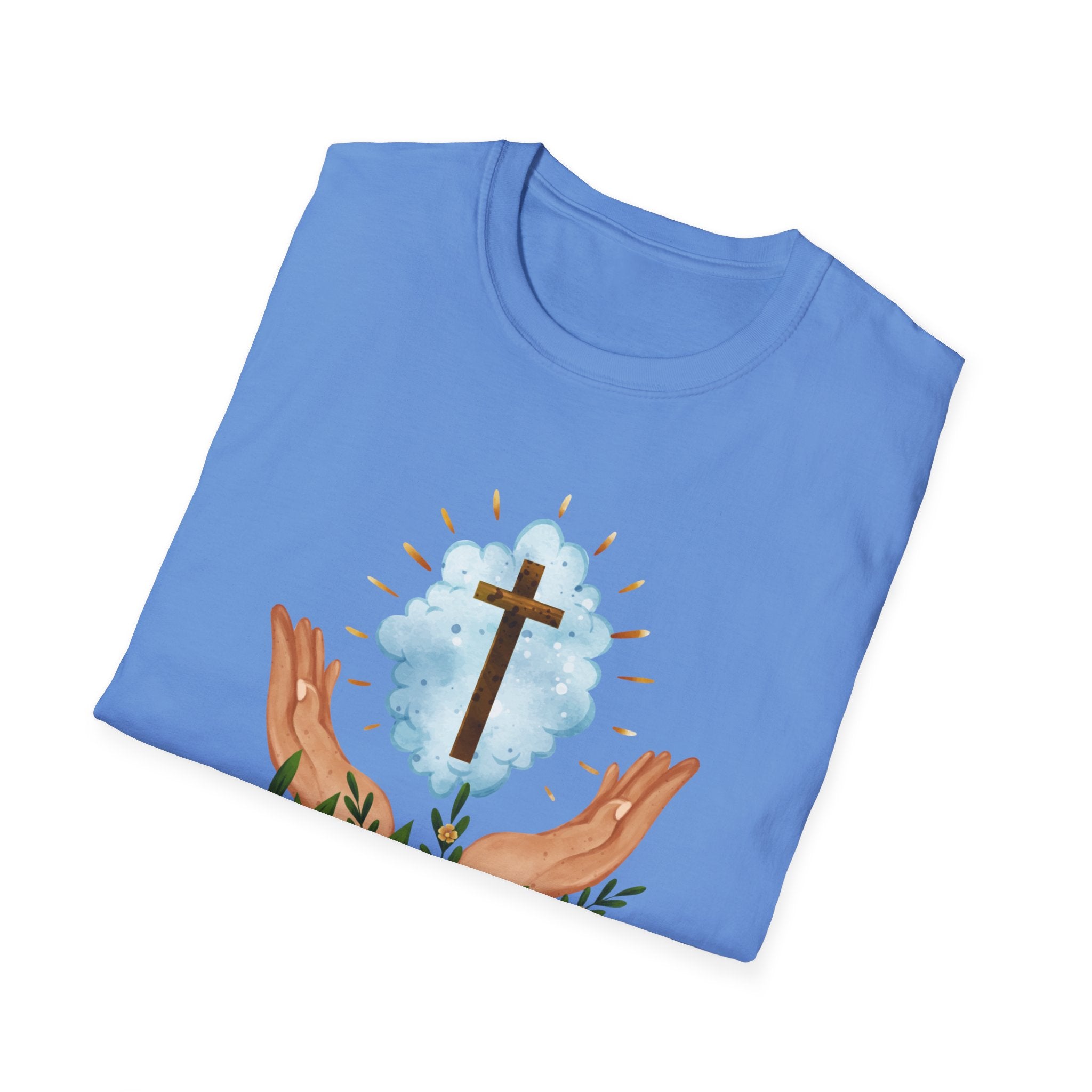 Praying Hands With Cross Unisex T-Shirt