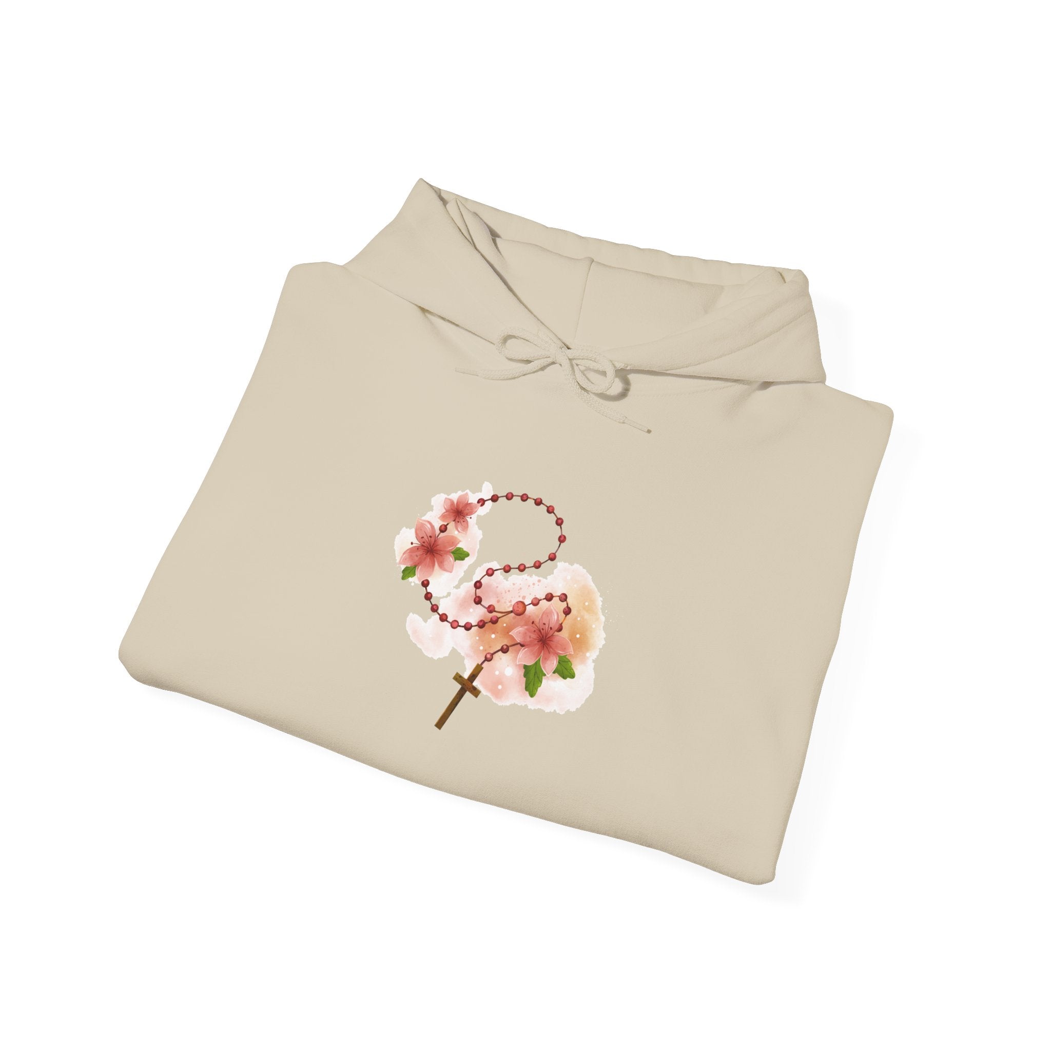 Cherry Blossom With Cross Unisex Hoodies