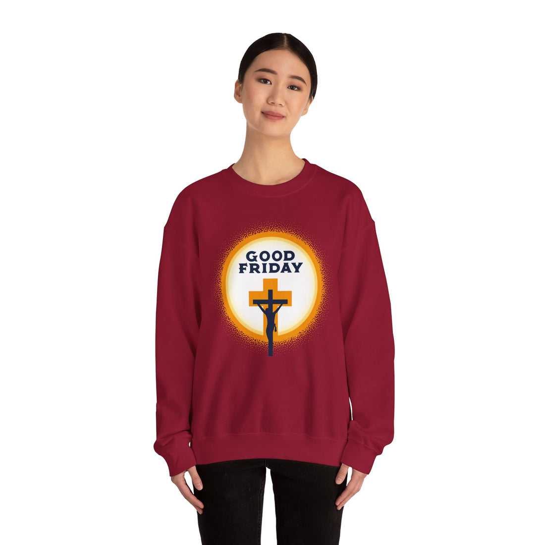 Good Friday With Jesus Cross Sweatshirt