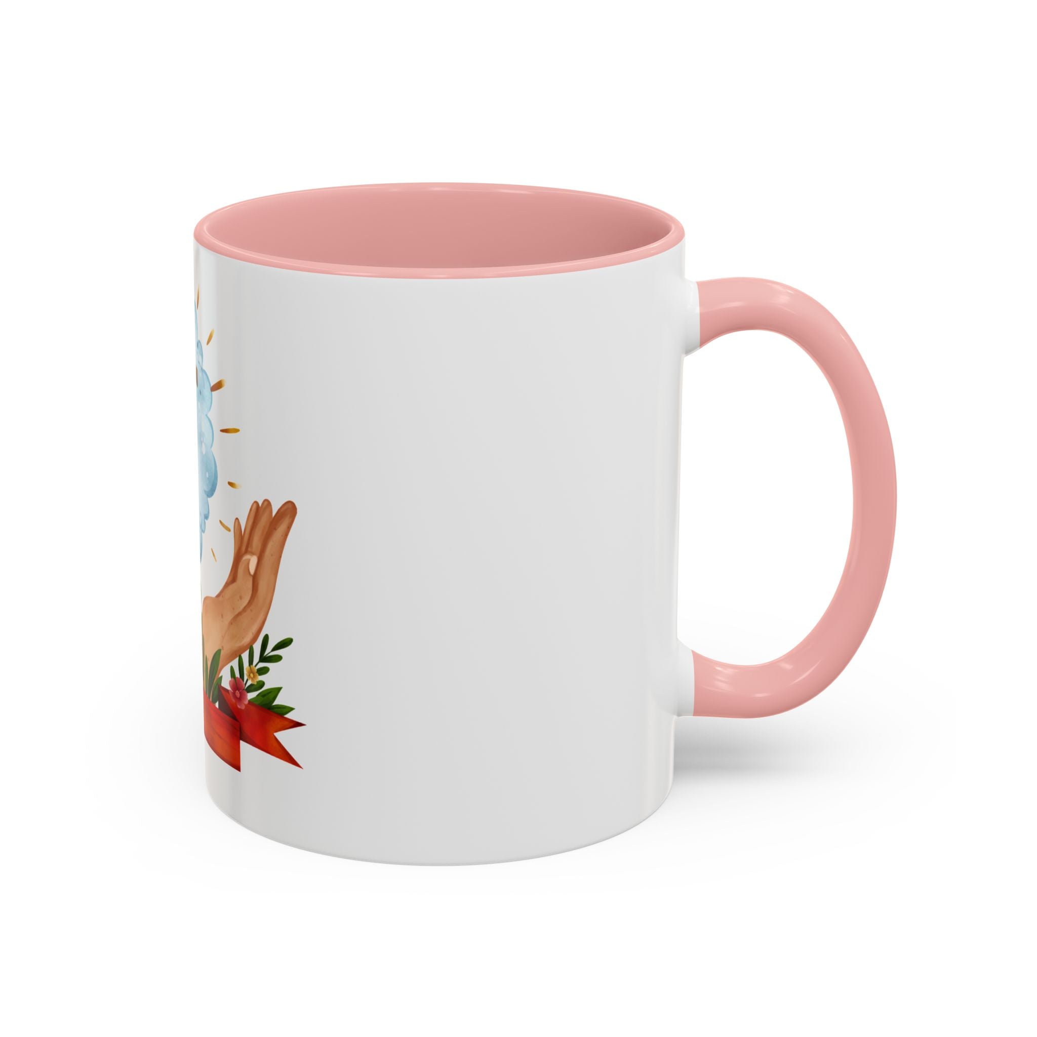 Praying Hands With Cross Mug