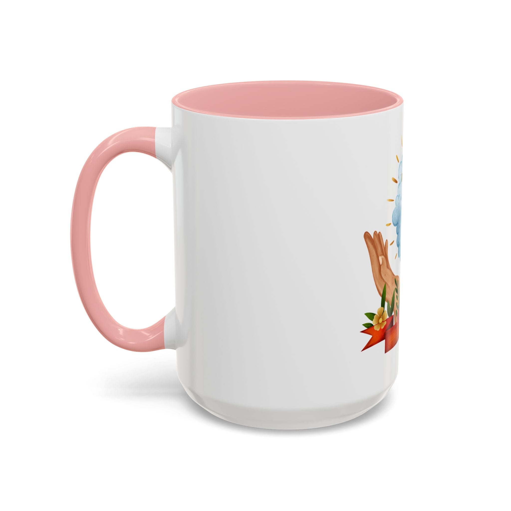 Praying Hands With Cross Mug