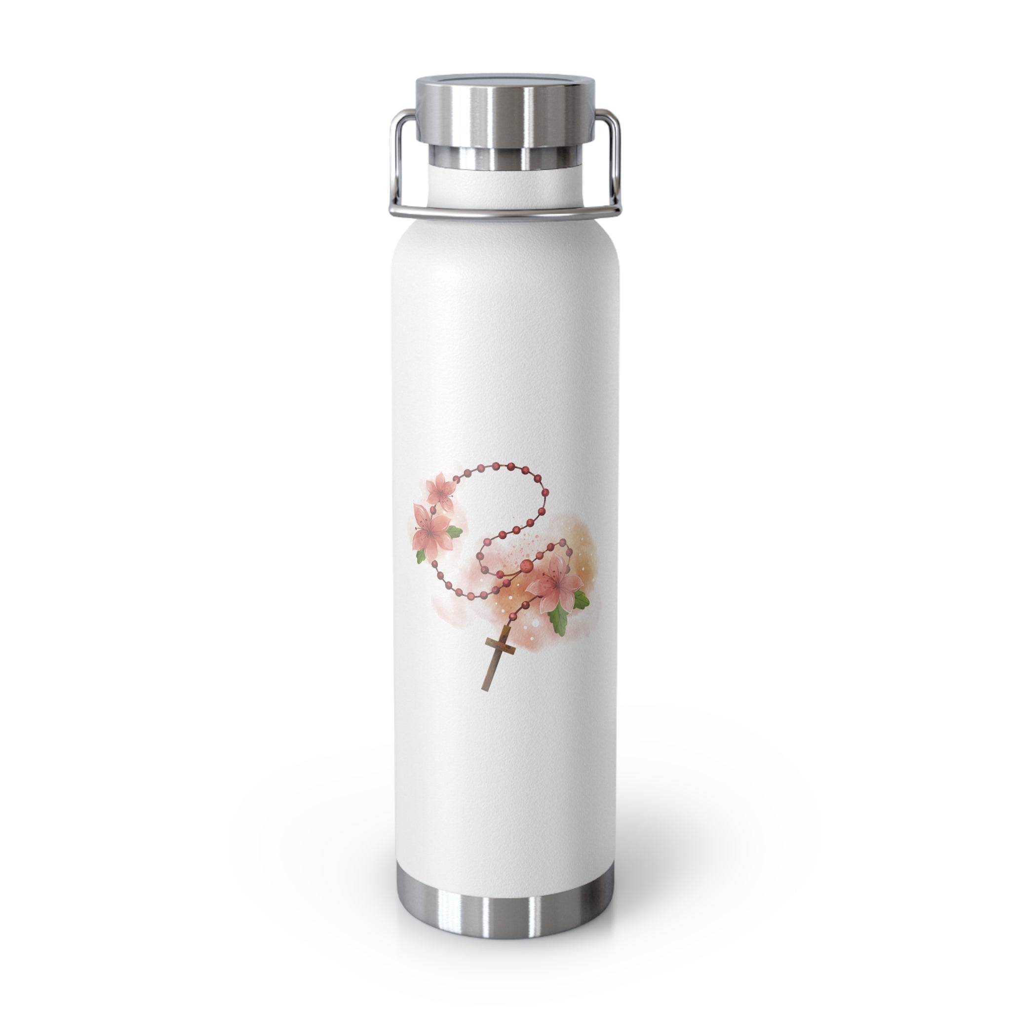 Cherry Blossom With Cross Bottle, 22oz