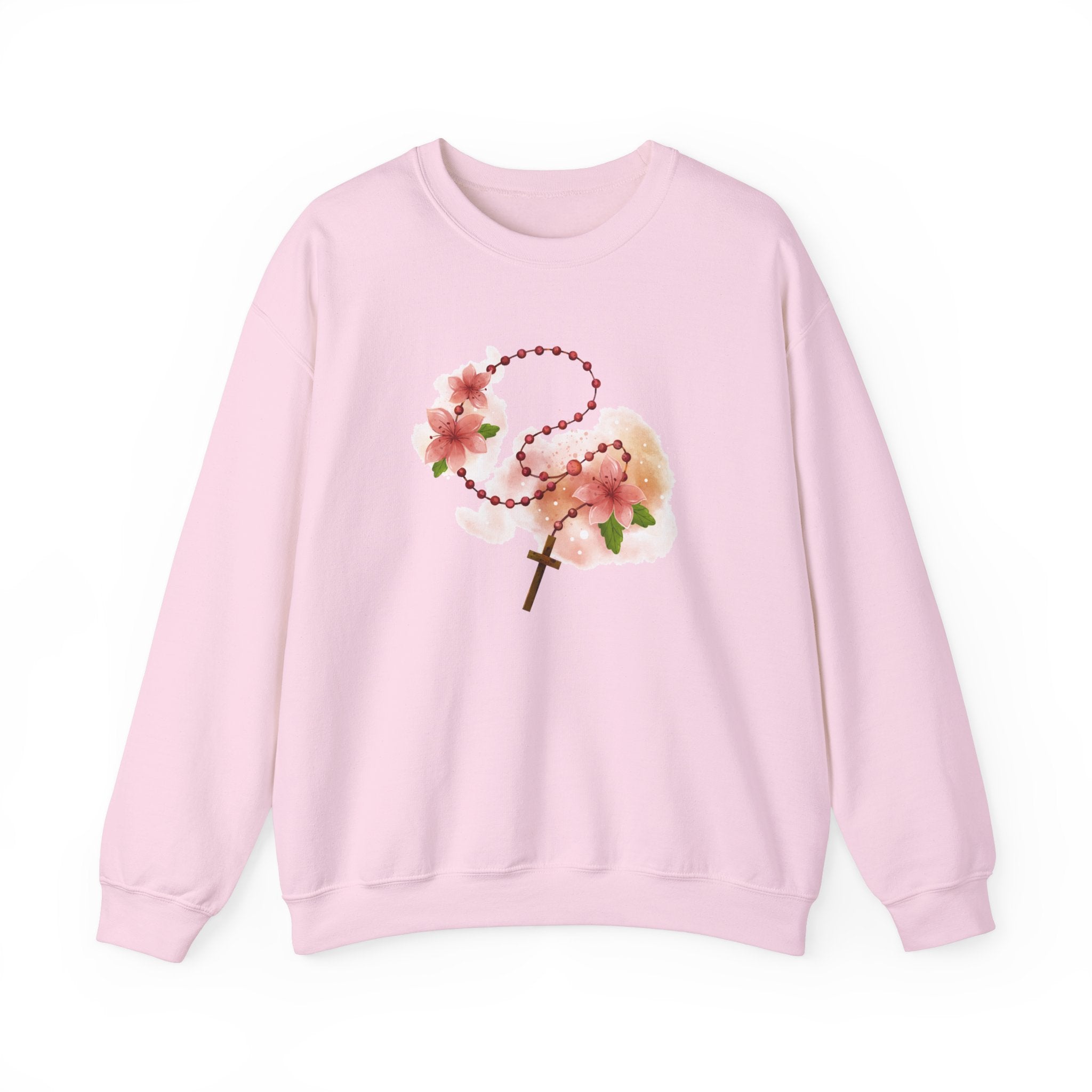 Cherry Blossom With Cross Sweatshirt