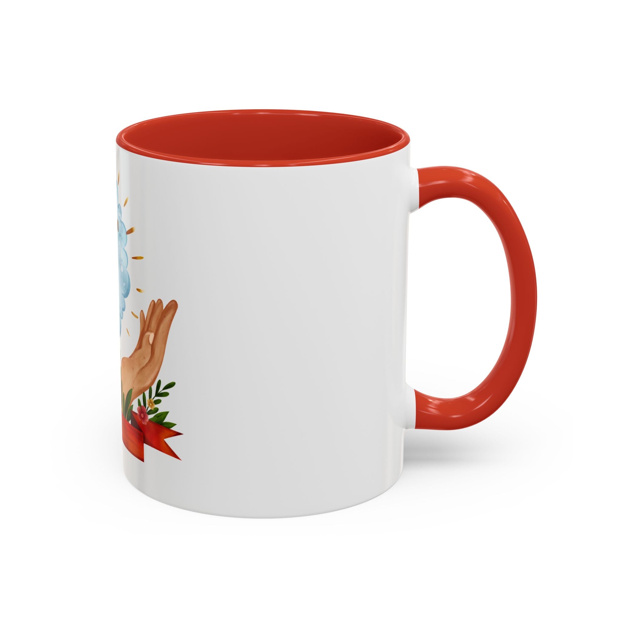 Praying Hands With Cross Mug